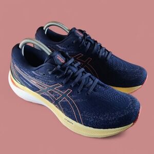 Asics Gel Kayano 29 Women's Size 9.5 Navy Blue Pink Running Shoes * No Insoles